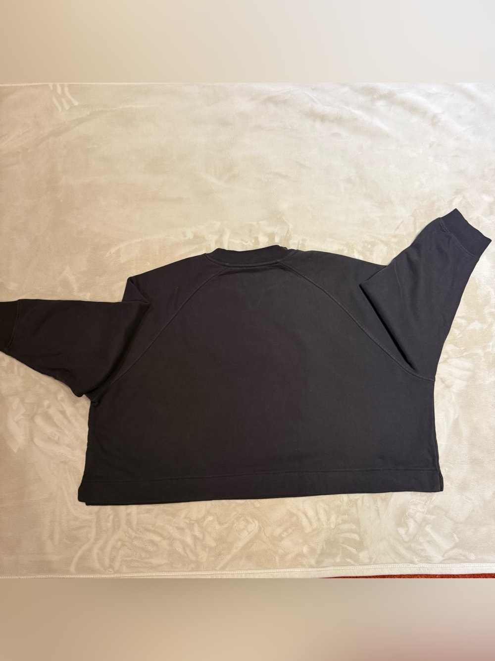 Beyond Nine Noa Fleeceback Jersey Jumper in Slate - Picture 8 of 10